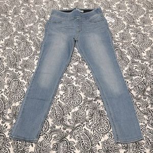 Old Navy Women Mid Rise Rockstar Super Skinny Jeggings (Size: 8)